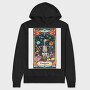 The Penguin Skeleton, Hanorac Oversize Barbati (Unisex)