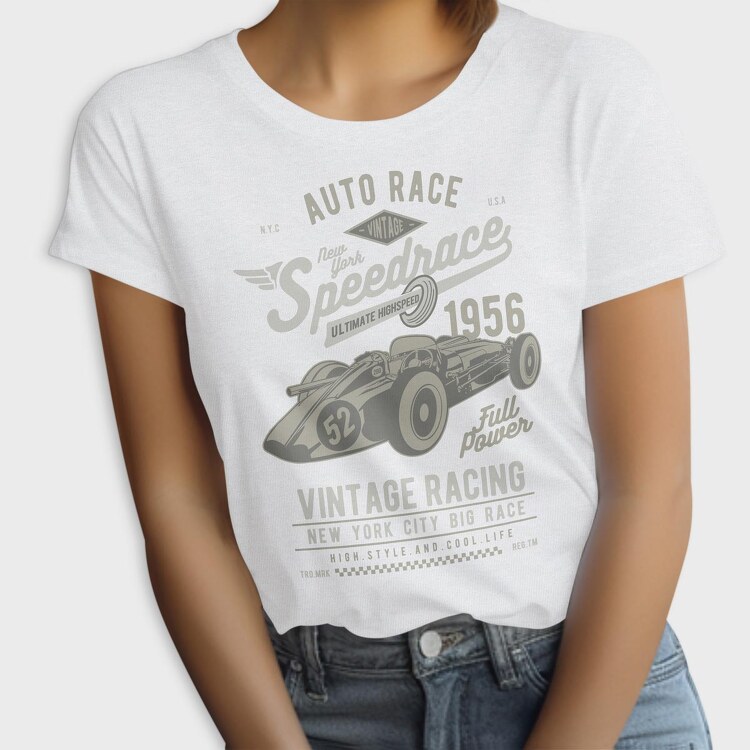 Vintage Speedrace, Tricou Femei