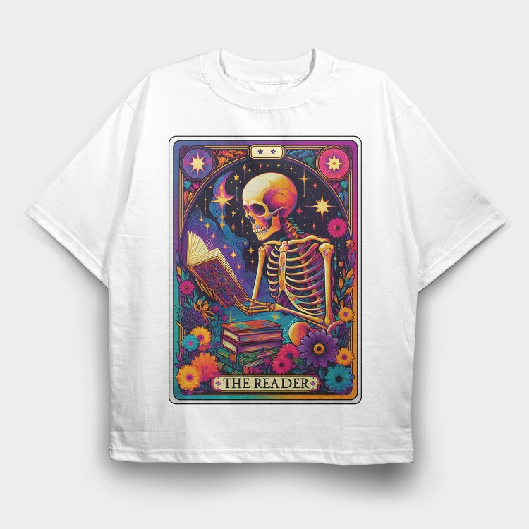 The Reader, Tricou Oversize Barbati (Unisex)
