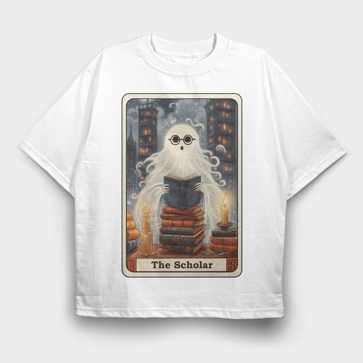 The Scholar, Tricou Oversize Barbati (Unisex)