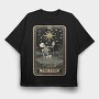 The Star Card, Tricou Oversize Barbati (Unisex)