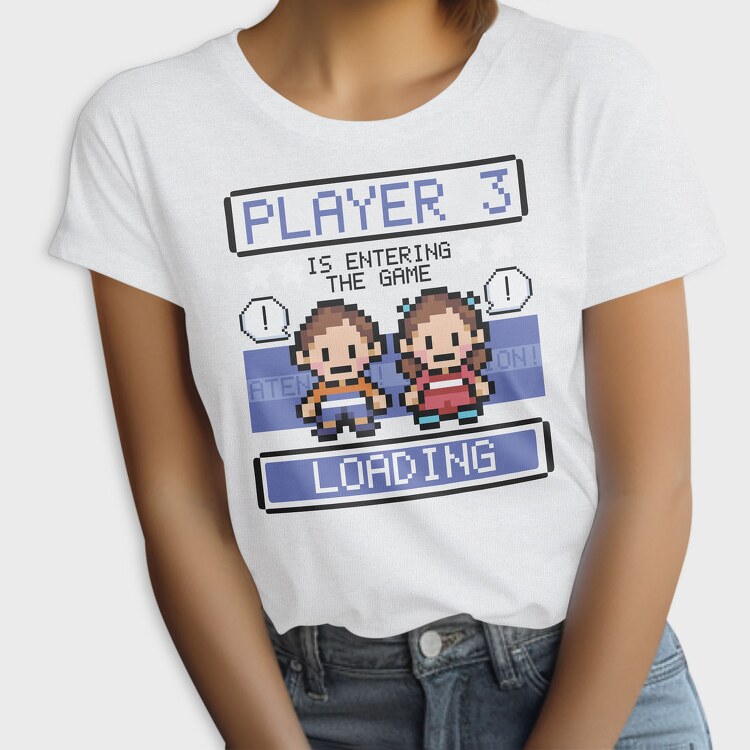 Pixel Art Game Characters Kids Brother, Tricou Femei