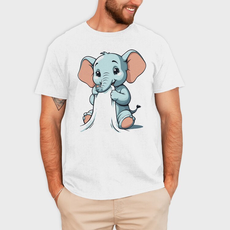 Baby Elephant, Tricou Barbati (Unisex)