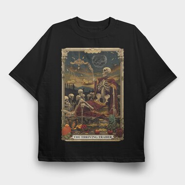 The Thriving Trader, Tricou Oversize Barbati (Unisex)