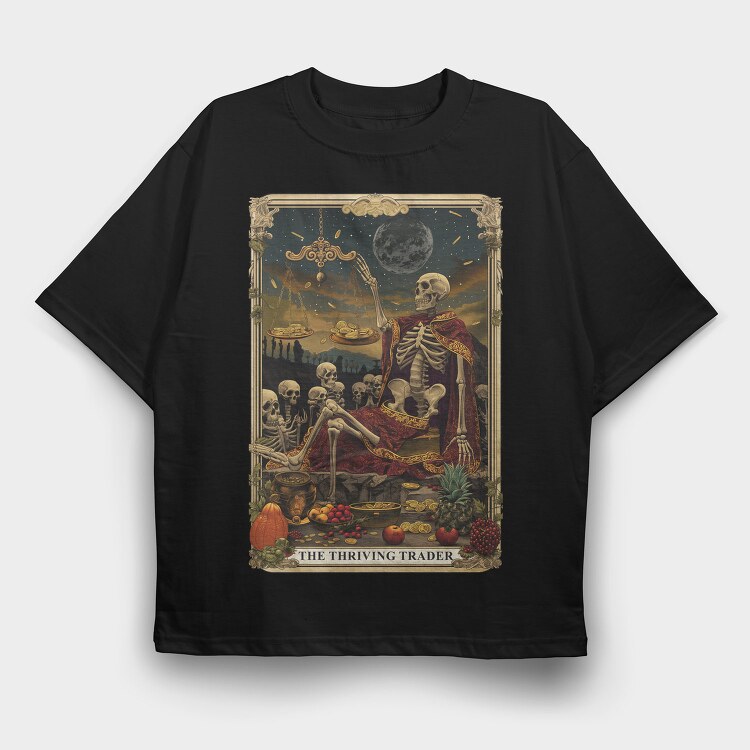 The Thriving Trader, Tricou Oversize Barbati (Unisex)