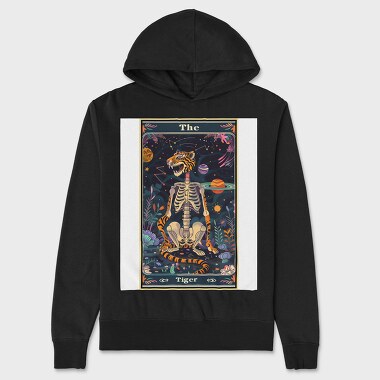 The Tiger Skeleton, Hanorac Oversize Barbati (Unisex)