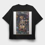 The Tiger Skeleton, Tricou Oversize Barbati (Unisex)