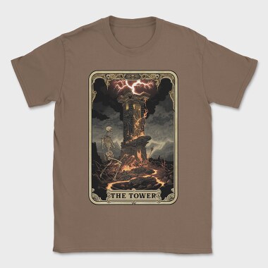 The Tower Card, Tricou Barbati (Unisex)
