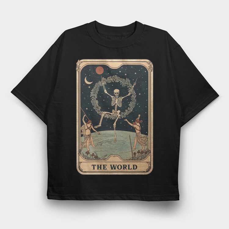 The World, Tricou Oversize Barbati (Unisex)