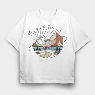 This Is How We Roll, Tricou Oversize Barbati (Unisex)
