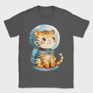 Tiger Astronaut Spacesuit, Tricou Barbati (Unisex)