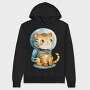 Tiger Astronaut Spacesuit, Hanorac Oversize Barbati (Unisex)