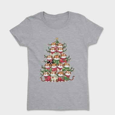 Tiger Christmas Tree, Tricou Femei