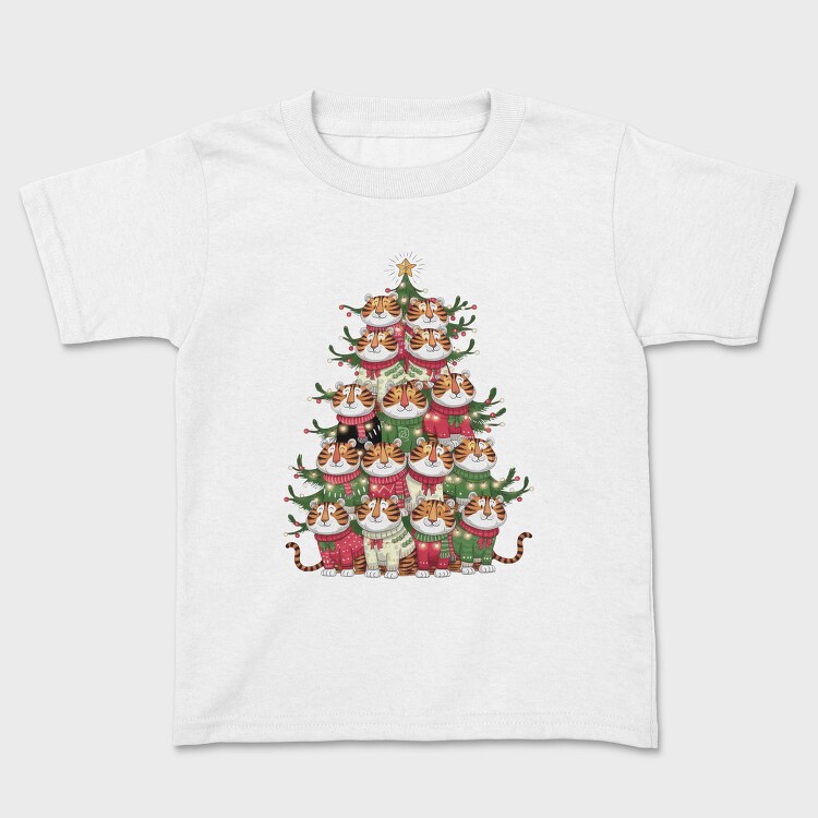 Tiger Christmas Tree, Tricou Copii