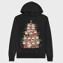 Tiger Christmas Tree, Hanorac Oversize Barbati (Unisex)