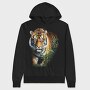 Tiger Jungle Face, Hanorac Oversize Barbati (Unisex)