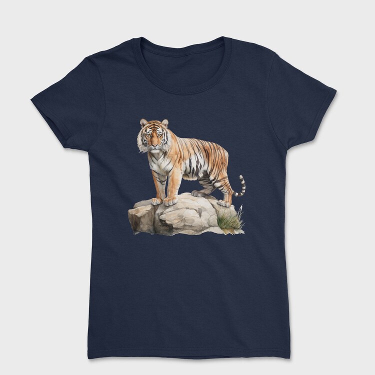 Tiger On Rock, Tricou Femei