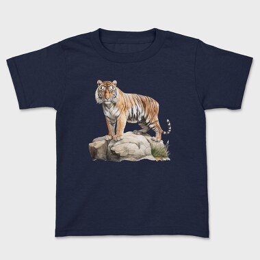 Tiger On Rock, Tricou Copii
