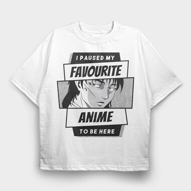 Anime Hobby, Tricou Oversize Barbati (Unisex)