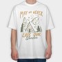 May We Never Lose Our Wonder Cabin 2, Tricou Oversize Barbati (Unisex)