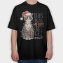 This Is As Merry Get, Tricou Oversize Barbati (Unisex)