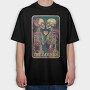 The Lovers Card, Tricou Oversize Barbati (Unisex)