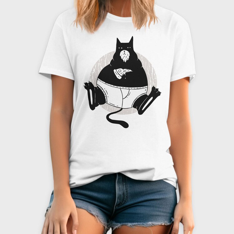 Pizza Cat Cathers Day, Tricou Barbati (Unisex)