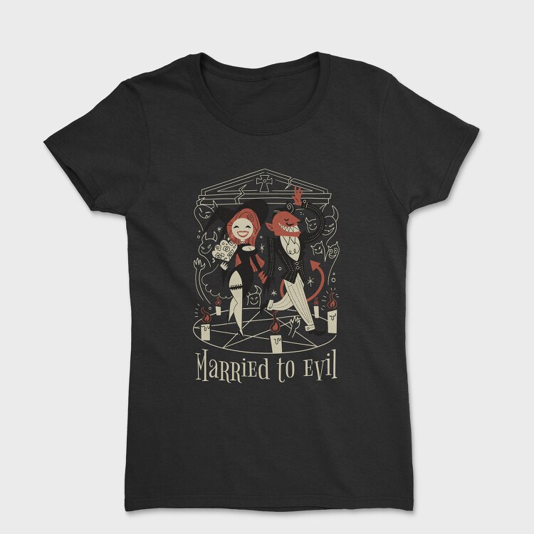 Married to Evil, Tricou Femei