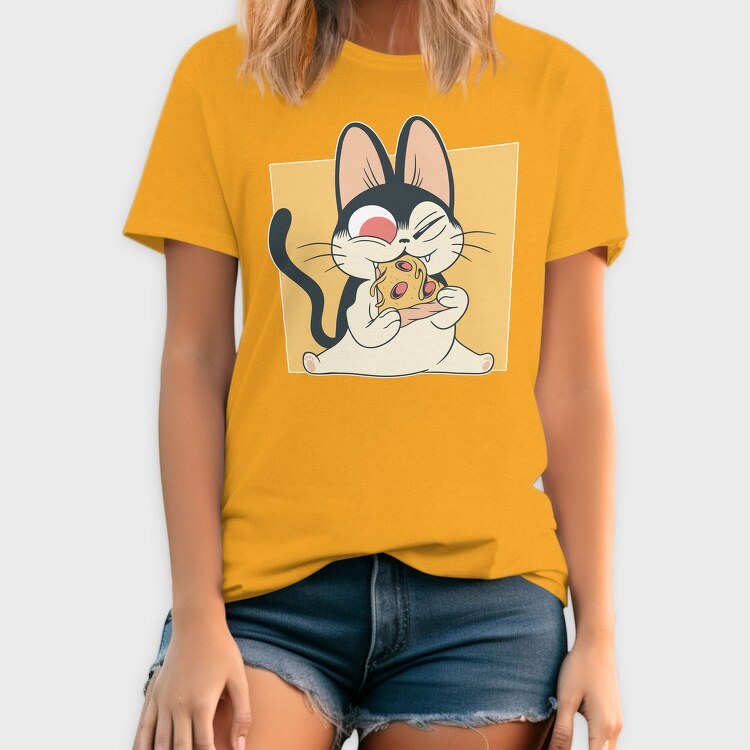 Pizza Kitten Cat, Tricou Barbati (Unisex)