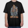 Halloween Scary Scarecrow, Tricou Oversize Barbati (Unisex)