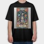 The Penguin Skeleton, Tricou Oversize Barbati (Unisex)