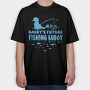 Baby Fishing Dad, Tricou Oversize Barbati (Unisex)