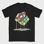 Melting Rubik, Tricou Barbati (Unisex)