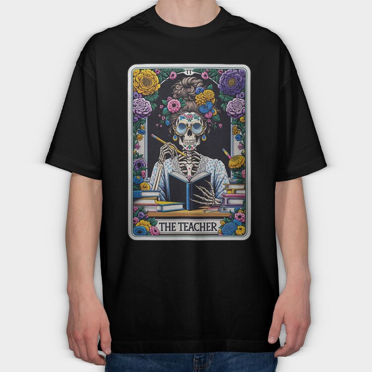 The Teacher, Tricou Oversize Barbati (Unisex)