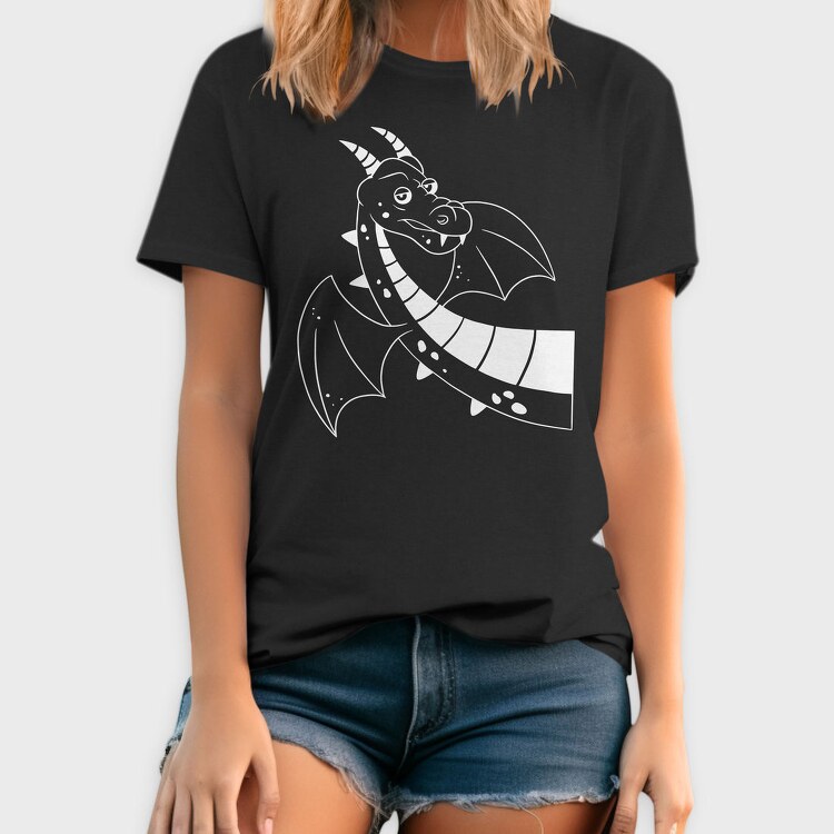 Dragon Fantasy Head, Tricou Barbati (Unisex)