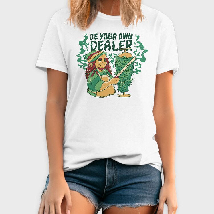 Be Your Own Dealer Cannabis Kebab Doner Kebab Man Weed Bud, Tricou Barbati (Unisex)