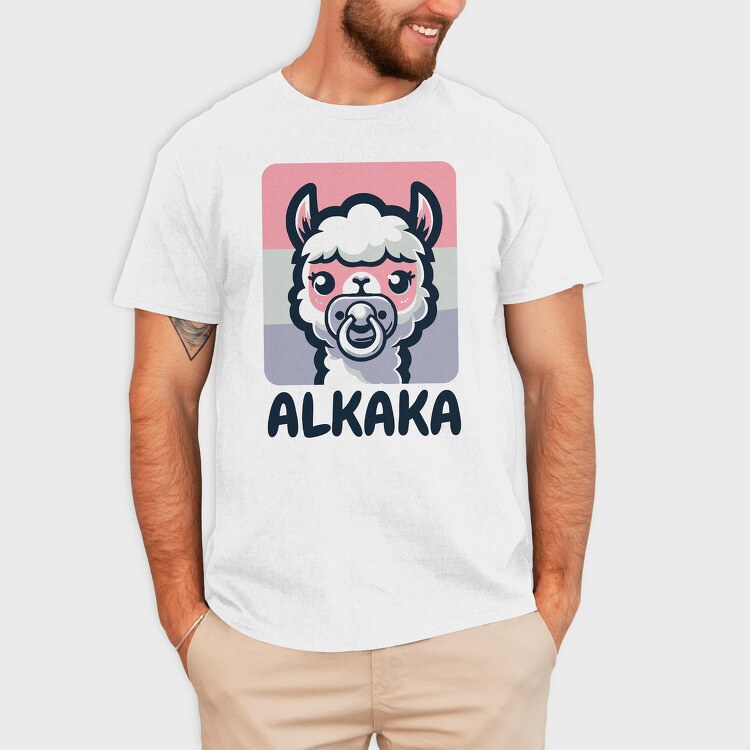 Baby Llama Alkaka, Tricou Barbati (Unisex)