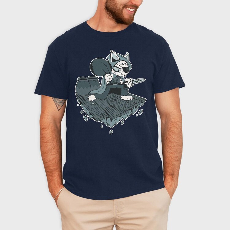Thief Cat, Tricou Barbati (Unisex)