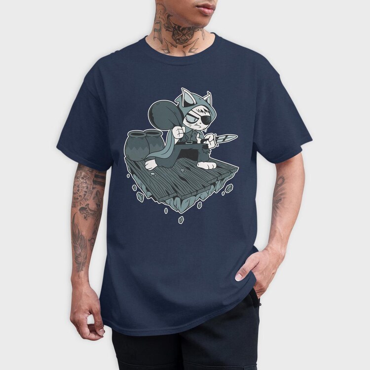 Thief Cat, Tricou Barbati (Unisex)