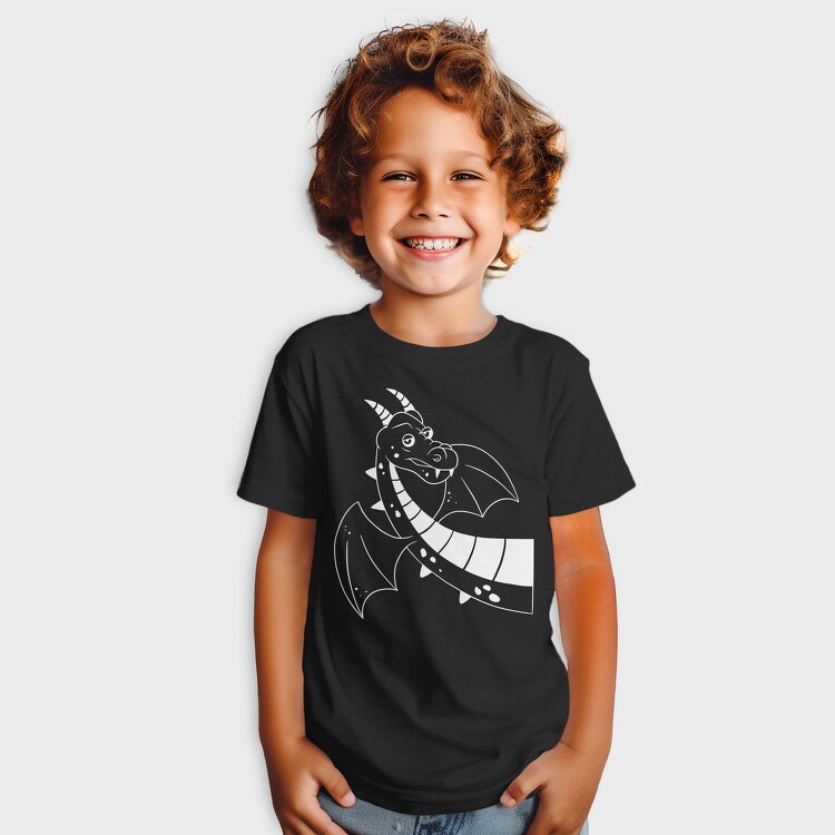 Dragon Fantasy Head, Tricou Copii