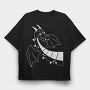 Dragon Fantasy Head, Tricou Oversize Barbati (Unisex)