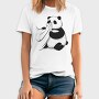 Panda Bear Animal Eating Shirt Cute, Tricou Barbati (Unisex)