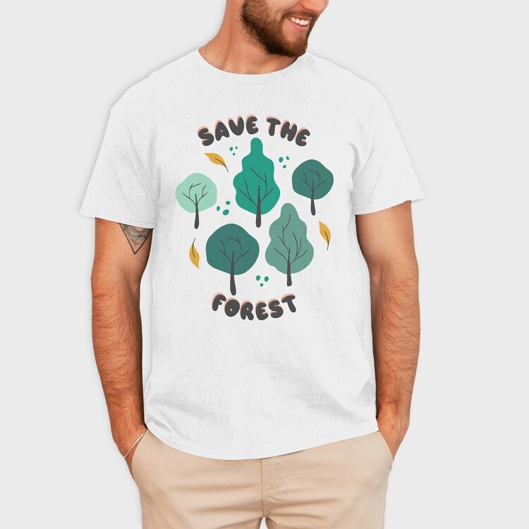 Save the Forest, Tricou Barbati (Unisex)
