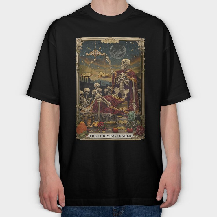 The Thriving Trader, Tricou Oversize Barbati (Unisex)