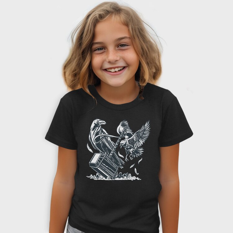 Hammer And Crow Birds Crown, Tricou Copii