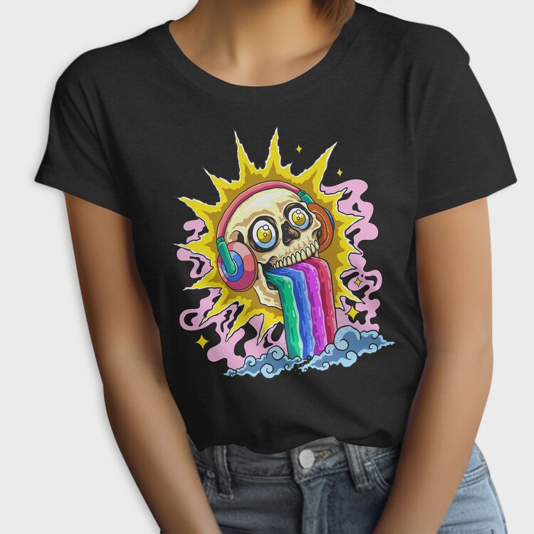 Skull Rainbow, Tricou Femei