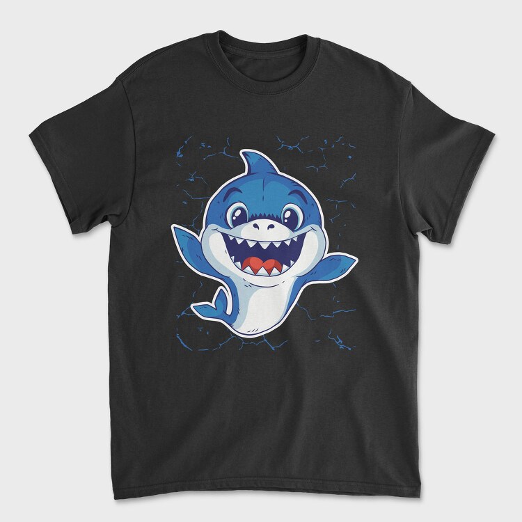 Baby Shark, Tricou Barbati (Unisex)