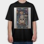 The Tiger Skeleton, Tricou Oversize Barbati (Unisex)