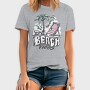 Beach Vibes Summer Vintage Lettering, Tricou Barbati (Unisex)