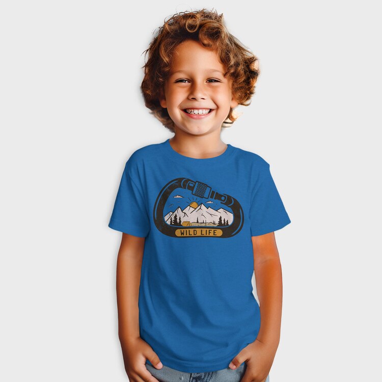 Wild Life Carabiner, Tricou Copii